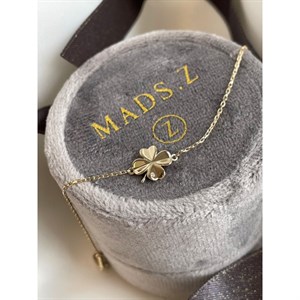 Clover armbånd i 8 karat guld fra Mads Z | 3357102